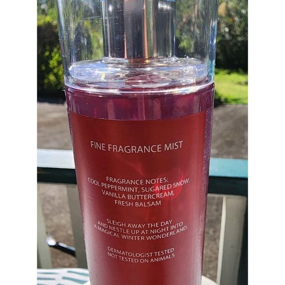 Bath & Body Works Twisted Peppermint Fine Fragrance Mist Spray Splash 8oz. - Picture 3 of 3